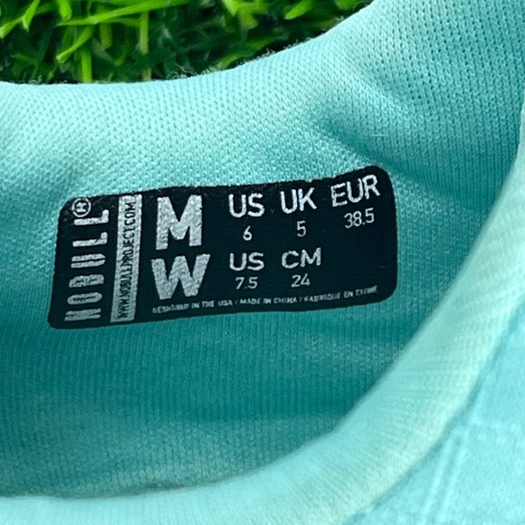 NOBULL Ripstop Runner Turquoise Blue Gum Sole W 7.5/ M 6 Training Shoes - Picture 10 of 10